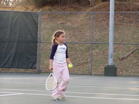 Getting ready for an 'ACE' serve